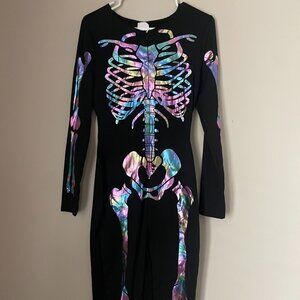 Rainbow Skeleton Bodysuit Costume